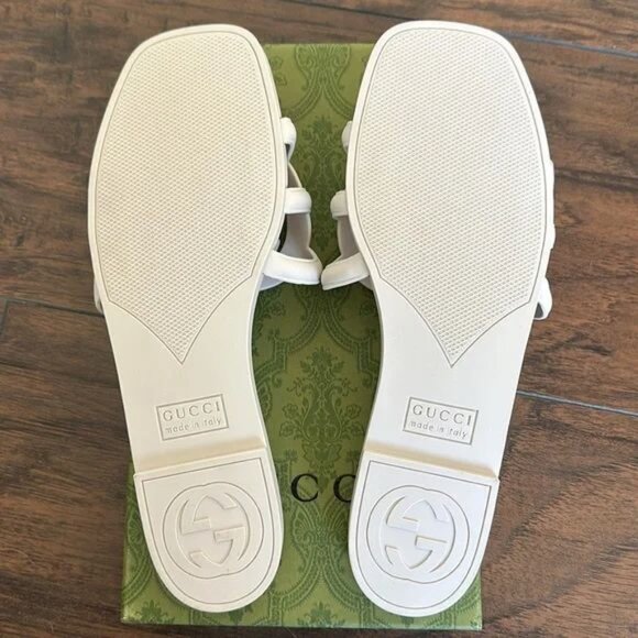 Gucci Women Sandals Slides Rubber .size9 - Picture 4 of 4